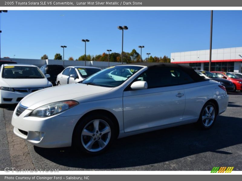 Lunar Mist Silver Metallic / Dark Stone 2005 Toyota Solara SLE V6 Convertible