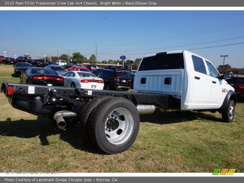 Bright White / Black/Diesel Gray 2015 Ram 5500 Tradesman Crew Cab 4x4 Chassis