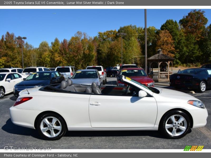 Lunar Mist Silver Metallic / Dark Stone 2005 Toyota Solara SLE V6 Convertible