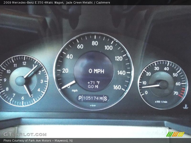 Jade Green Metallic / Cashmere 2009 Mercedes-Benz E 350 4Matic Wagon