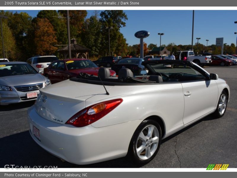 Lunar Mist Silver Metallic / Dark Stone 2005 Toyota Solara SLE V6 Convertible