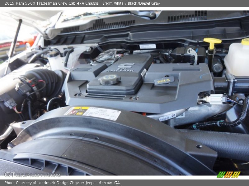 Bright White / Black/Diesel Gray 2015 Ram 5500 Tradesman Crew Cab 4x4 Chassis