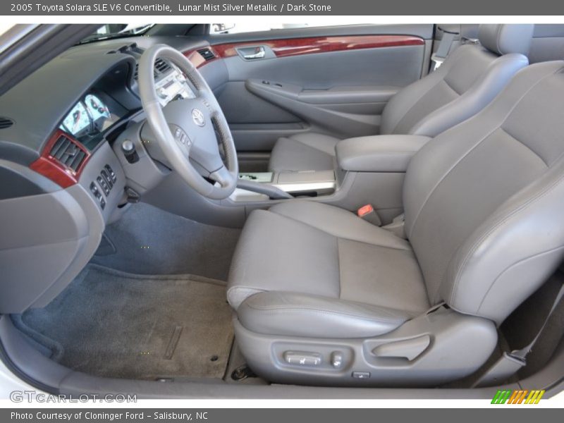 Lunar Mist Silver Metallic / Dark Stone 2005 Toyota Solara SLE V6 Convertible
