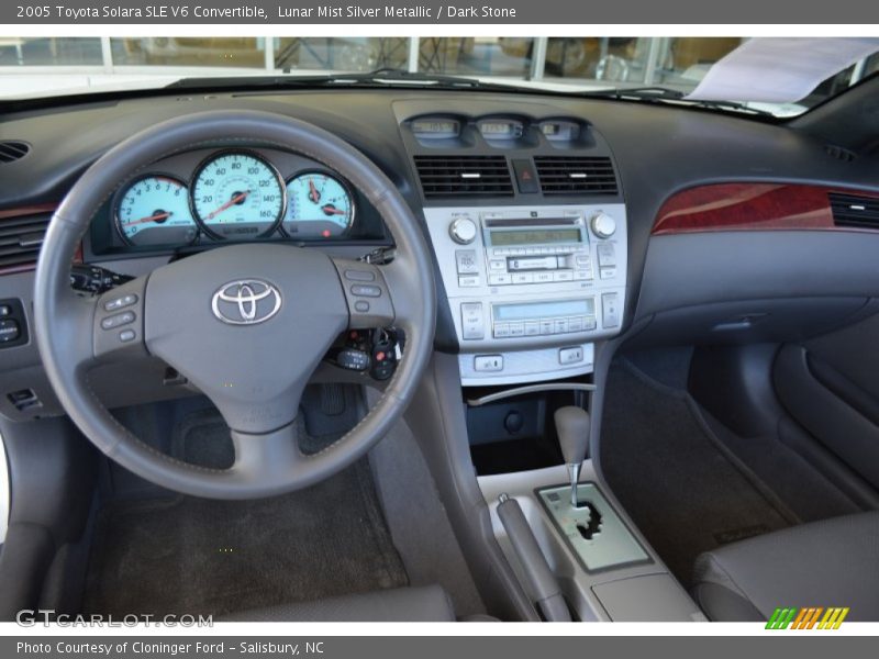 Lunar Mist Silver Metallic / Dark Stone 2005 Toyota Solara SLE V6 Convertible
