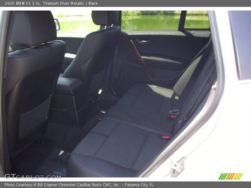 Titanium Silver Metallic / Black 2005 BMW X3 3.0i