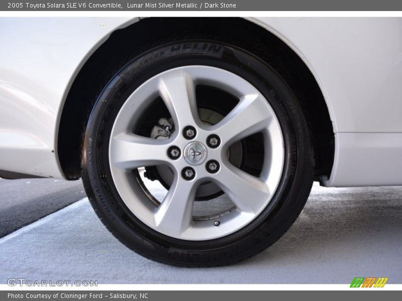 Lunar Mist Silver Metallic / Dark Stone 2005 Toyota Solara SLE V6 Convertible