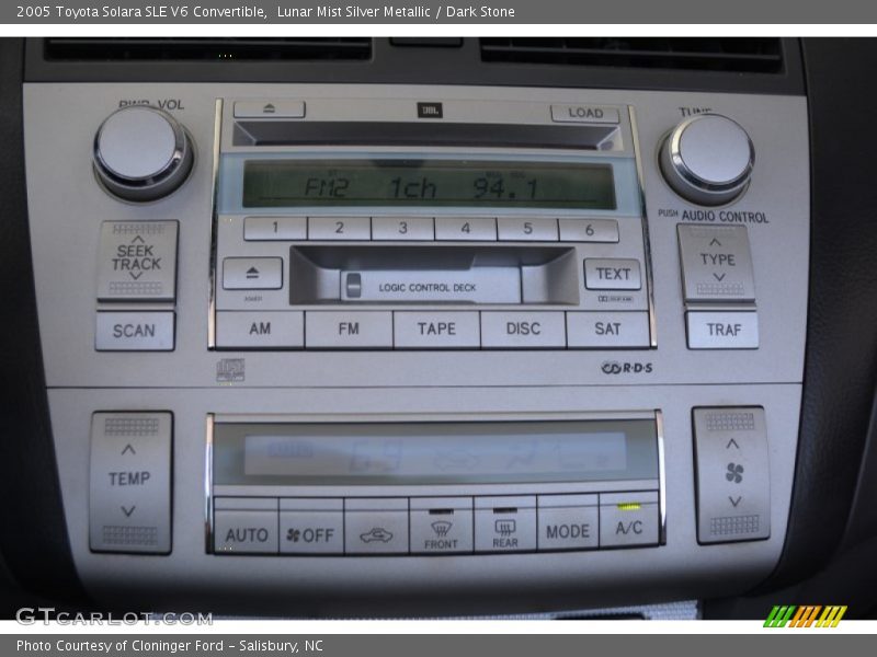 Lunar Mist Silver Metallic / Dark Stone 2005 Toyota Solara SLE V6 Convertible