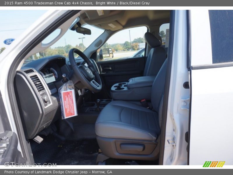  2015 4500 Tradesman Crew Cab 4x4 Chassis Black/Diesel Gray Interior