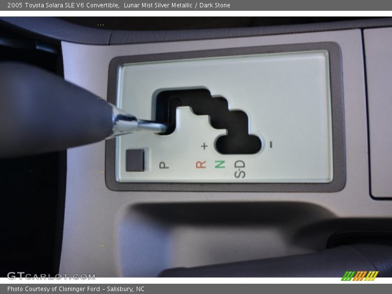 Lunar Mist Silver Metallic / Dark Stone 2005 Toyota Solara SLE V6 Convertible