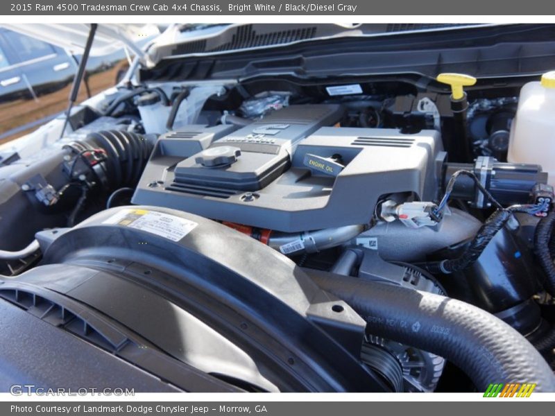  2015 4500 Tradesman Crew Cab 4x4 Chassis Engine - 6.7 Liter OHV 24-Valve Cummins Turbo-Diesel Inline 6 Cylinder