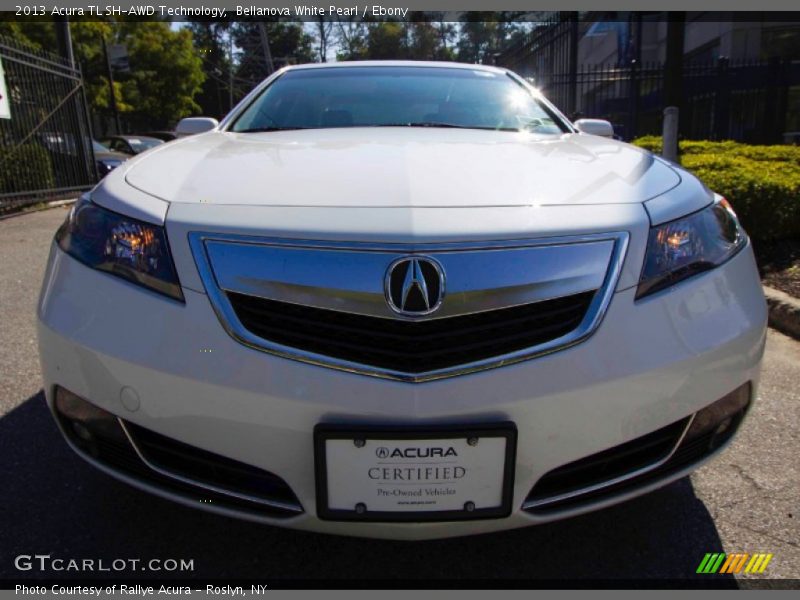 Bellanova White Pearl / Ebony 2013 Acura TL SH-AWD Technology