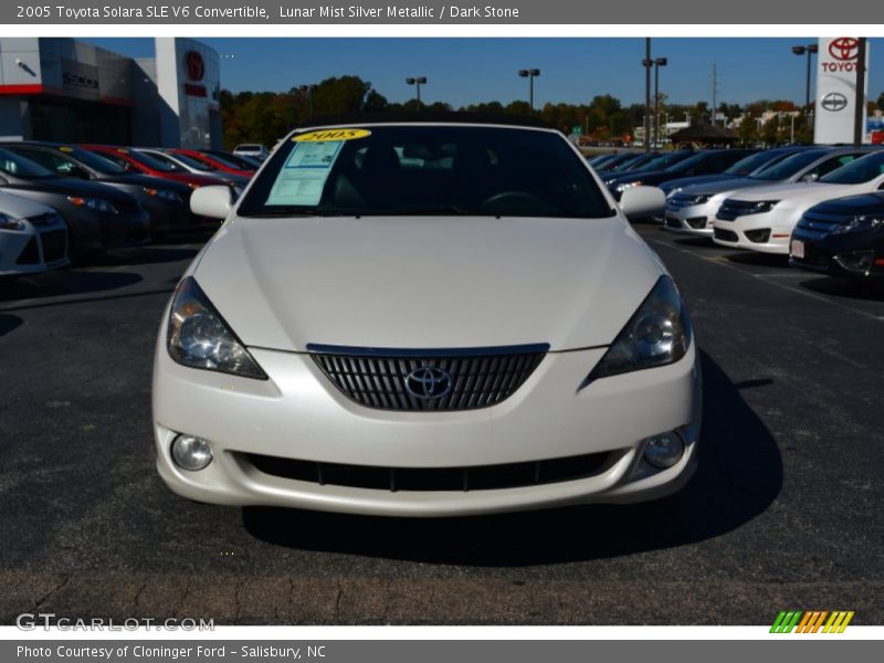 Lunar Mist Silver Metallic / Dark Stone 2005 Toyota Solara SLE V6 Convertible