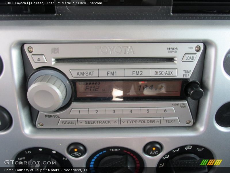 Titanium Metallic / Dark Charcoal 2007 Toyota FJ Cruiser