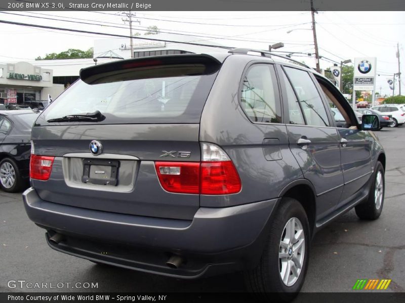 Stratus Grey Metallic / Beige 2006 BMW X5 3.0i