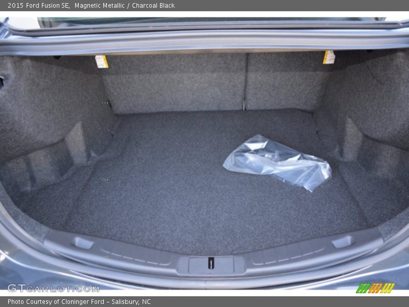 Magnetic Metallic / Charcoal Black 2015 Ford Fusion SE