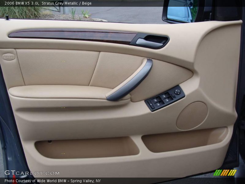 Stratus Grey Metallic / Beige 2006 BMW X5 3.0i