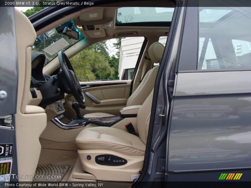 Stratus Grey Metallic / Beige 2006 BMW X5 3.0i