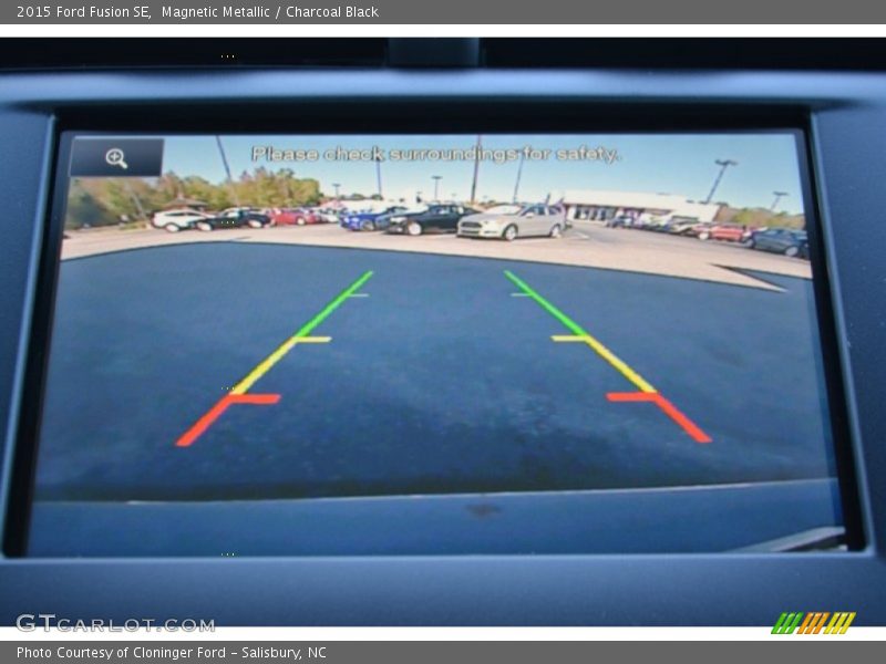 Magnetic Metallic / Charcoal Black 2015 Ford Fusion SE