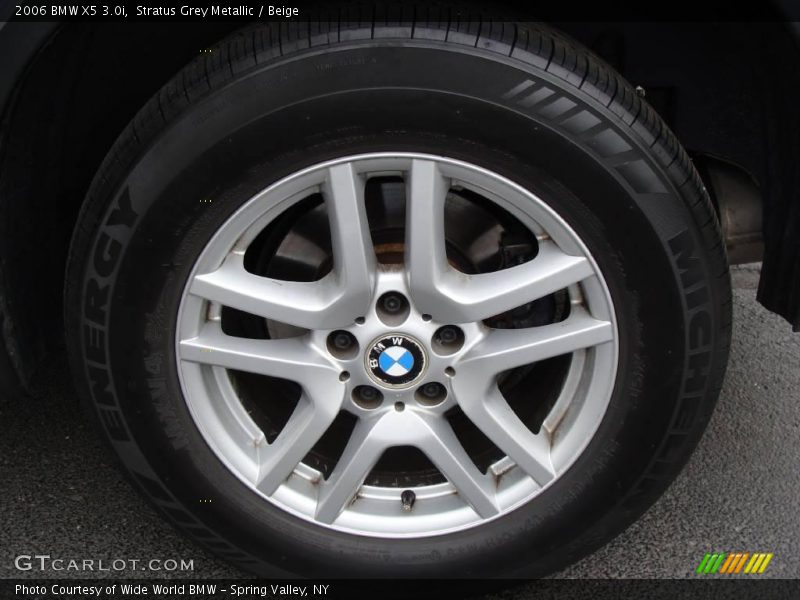 Stratus Grey Metallic / Beige 2006 BMW X5 3.0i