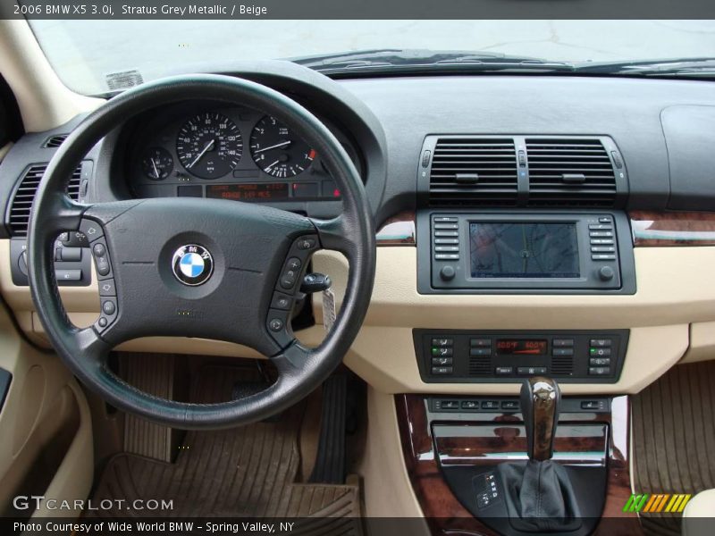 Stratus Grey Metallic / Beige 2006 BMW X5 3.0i