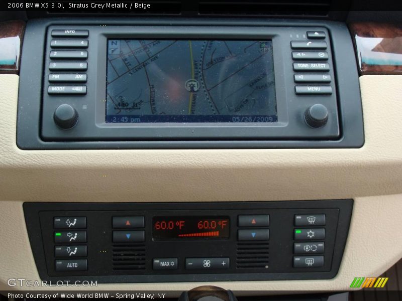 Stratus Grey Metallic / Beige 2006 BMW X5 3.0i