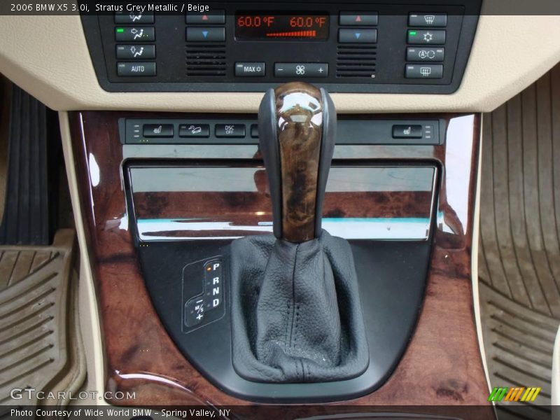 Stratus Grey Metallic / Beige 2006 BMW X5 3.0i