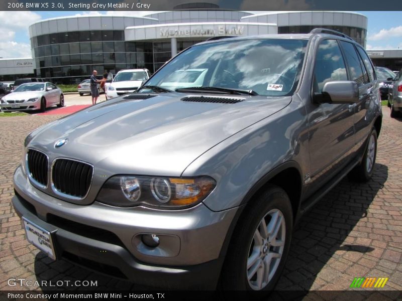 Sterling Grey Metallic / Grey 2006 BMW X5 3.0i