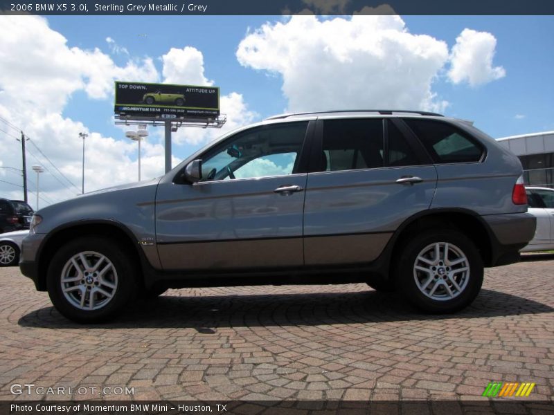 Sterling Grey Metallic / Grey 2006 BMW X5 3.0i