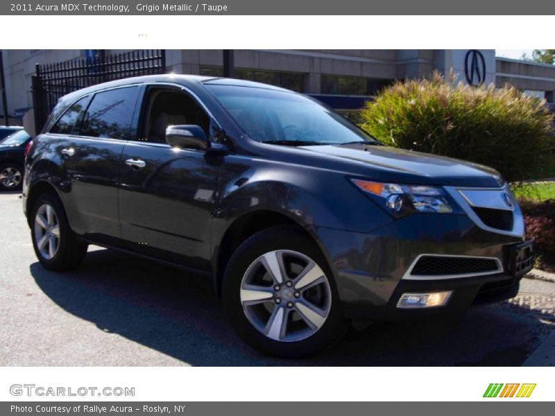 Grigio Metallic / Taupe 2011 Acura MDX Technology