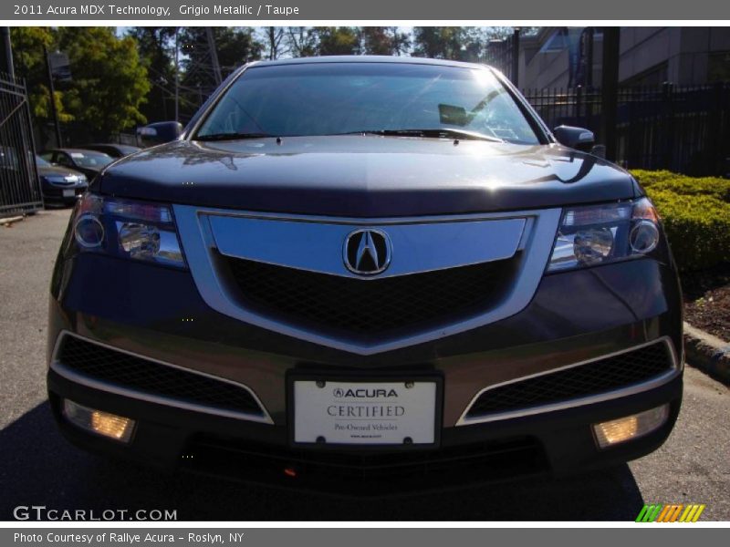 Grigio Metallic / Taupe 2011 Acura MDX Technology