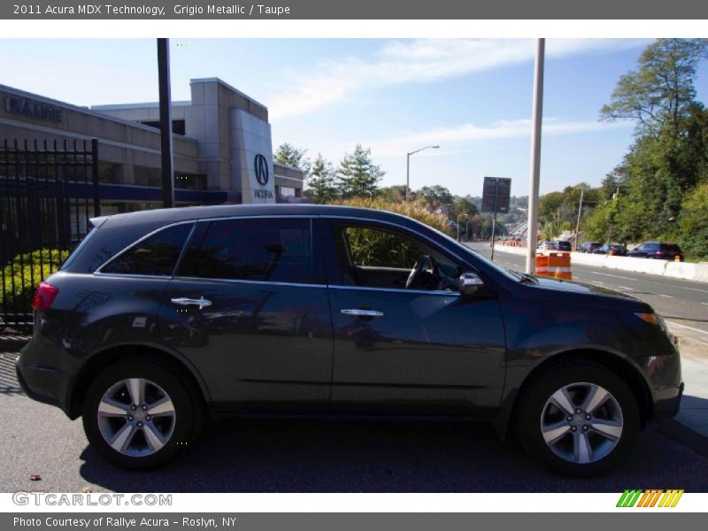 Grigio Metallic / Taupe 2011 Acura MDX Technology