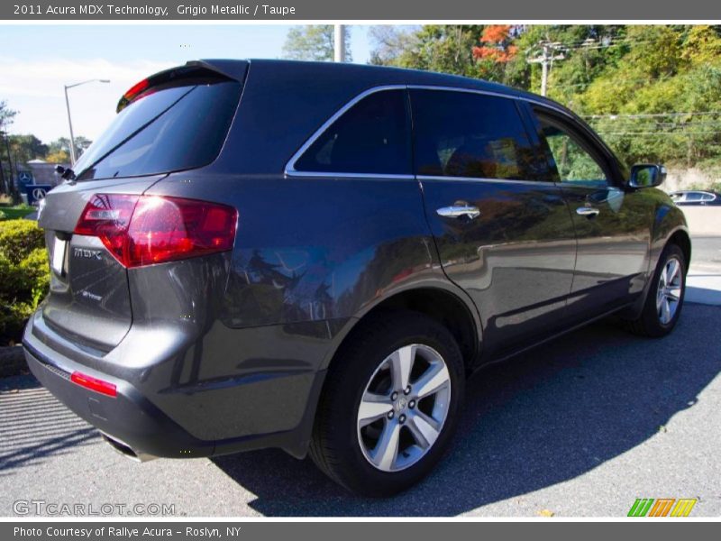 Grigio Metallic / Taupe 2011 Acura MDX Technology