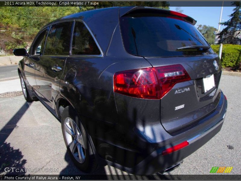 Grigio Metallic / Taupe 2011 Acura MDX Technology