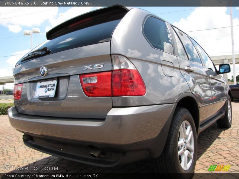 Sterling Grey Metallic / Grey 2006 BMW X5 3.0i