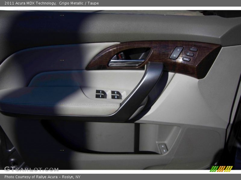Grigio Metallic / Taupe 2011 Acura MDX Technology