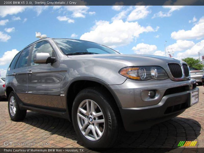 Sterling Grey Metallic / Grey 2006 BMW X5 3.0i