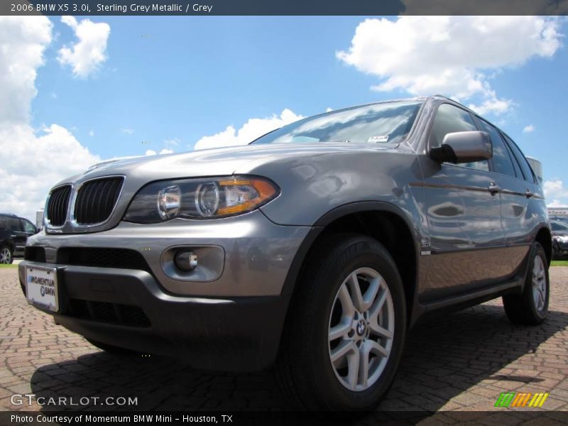 Sterling Grey Metallic / Grey 2006 BMW X5 3.0i