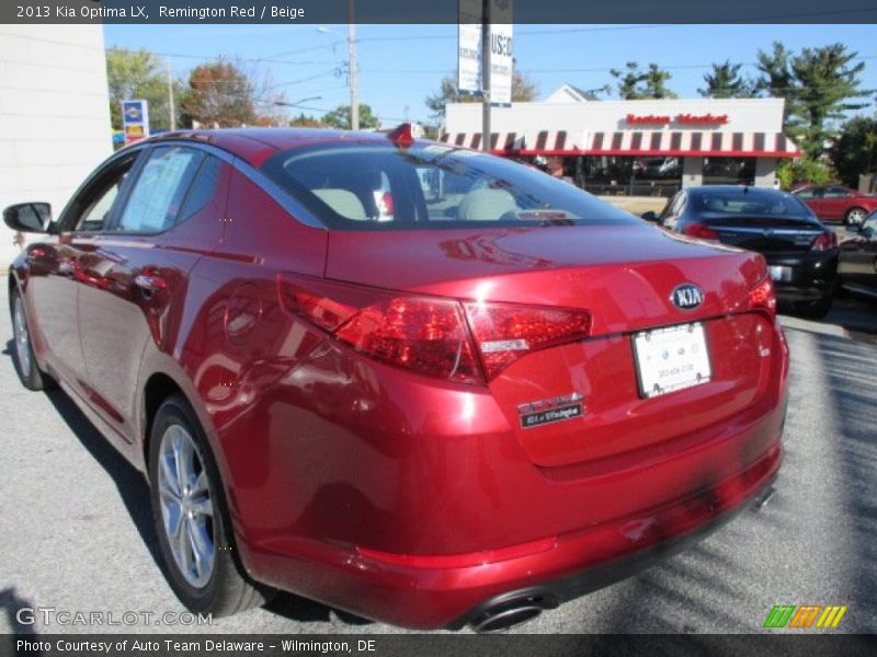 Remington Red / Beige 2013 Kia Optima LX