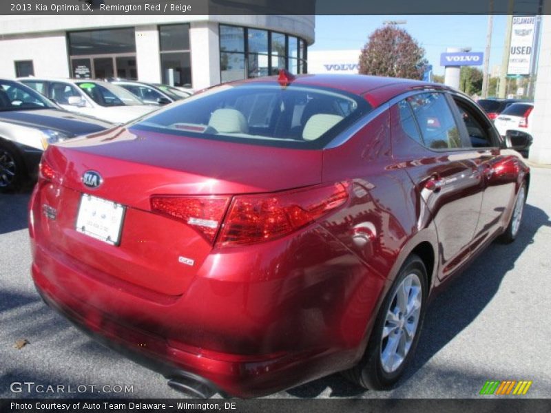 Remington Red / Beige 2013 Kia Optima LX