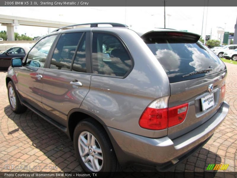 Sterling Grey Metallic / Grey 2006 BMW X5 3.0i