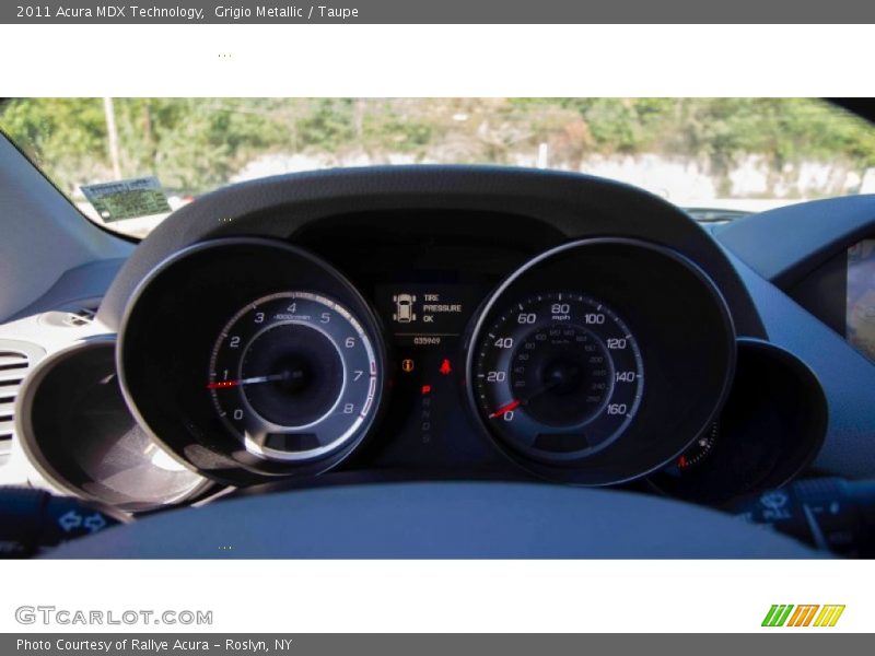 Grigio Metallic / Taupe 2011 Acura MDX Technology