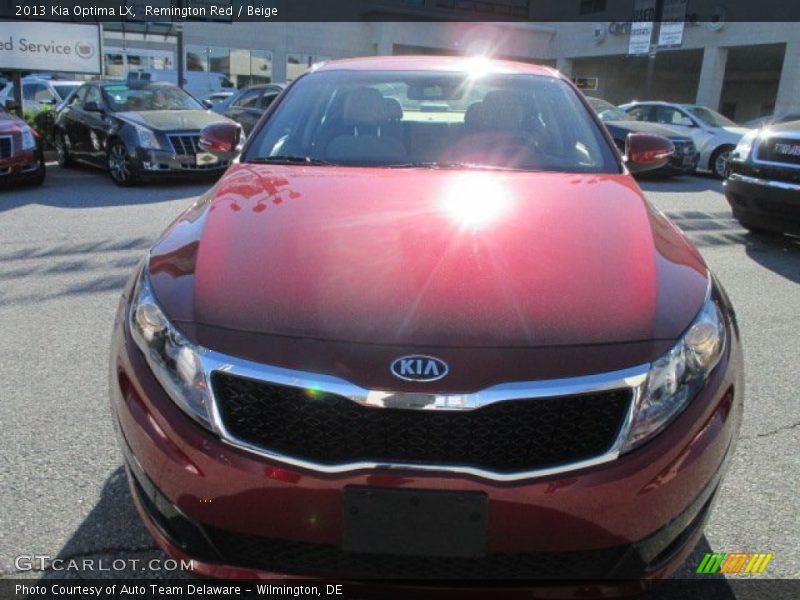 Remington Red / Beige 2013 Kia Optima LX