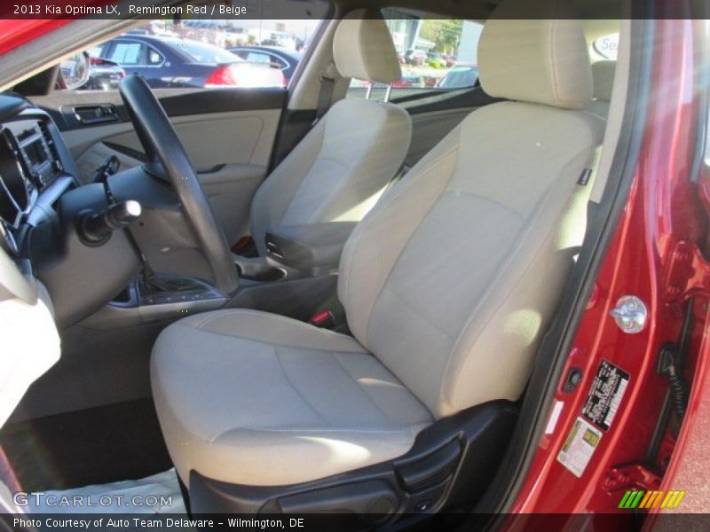 Remington Red / Beige 2013 Kia Optima LX