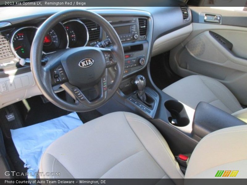 Remington Red / Beige 2013 Kia Optima LX