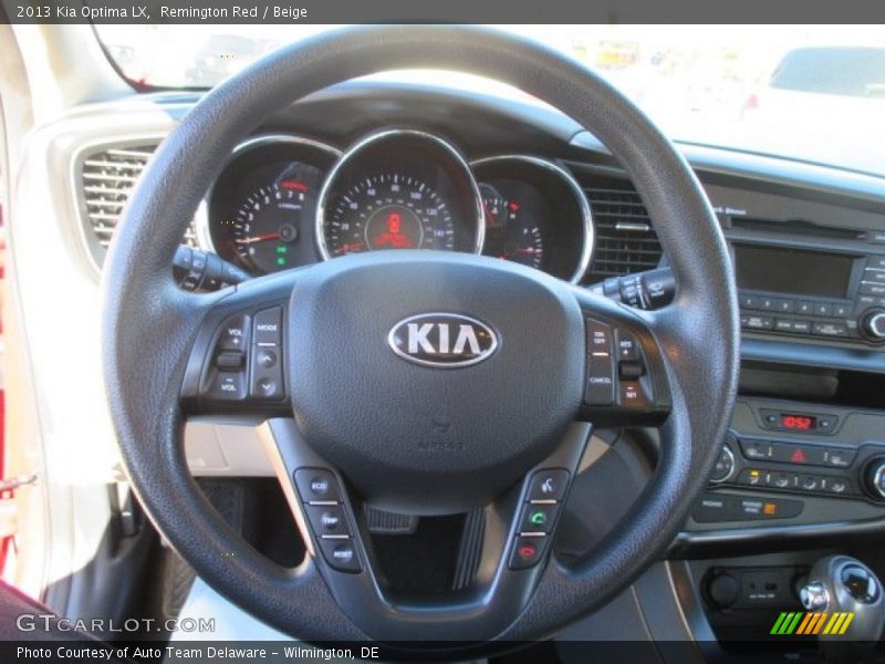 Remington Red / Beige 2013 Kia Optima LX