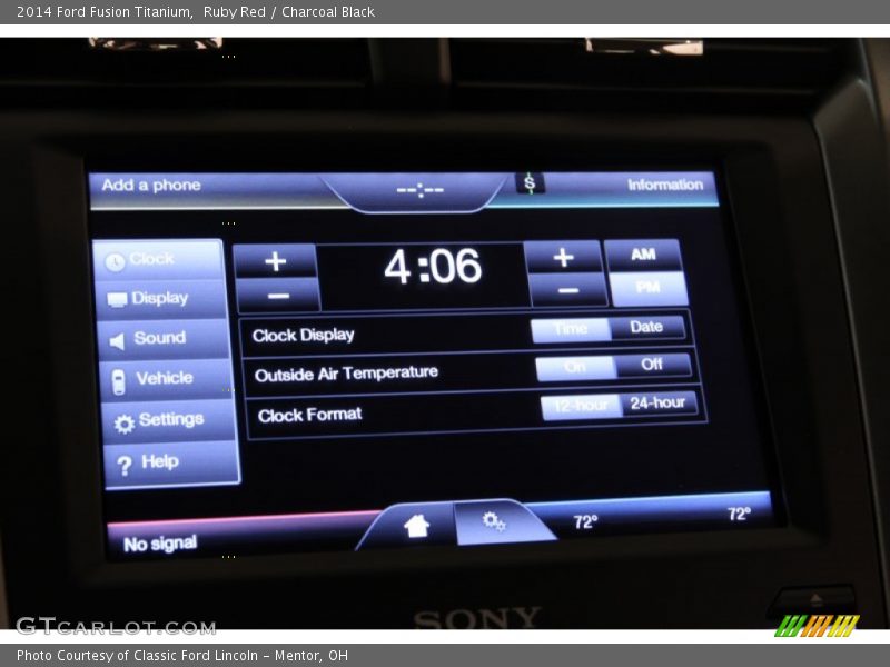 Ruby Red / Charcoal Black 2014 Ford Fusion Titanium