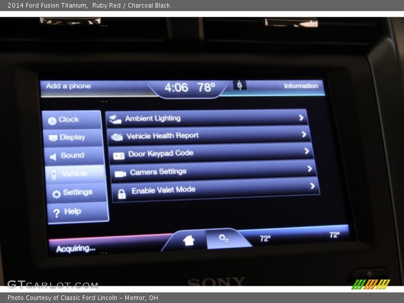 Ruby Red / Charcoal Black 2014 Ford Fusion Titanium