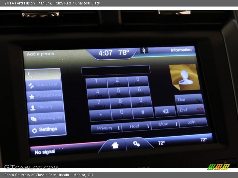 Ruby Red / Charcoal Black 2014 Ford Fusion Titanium