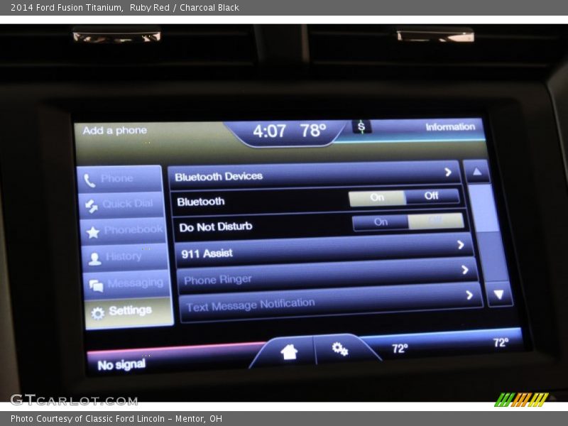 Ruby Red / Charcoal Black 2014 Ford Fusion Titanium