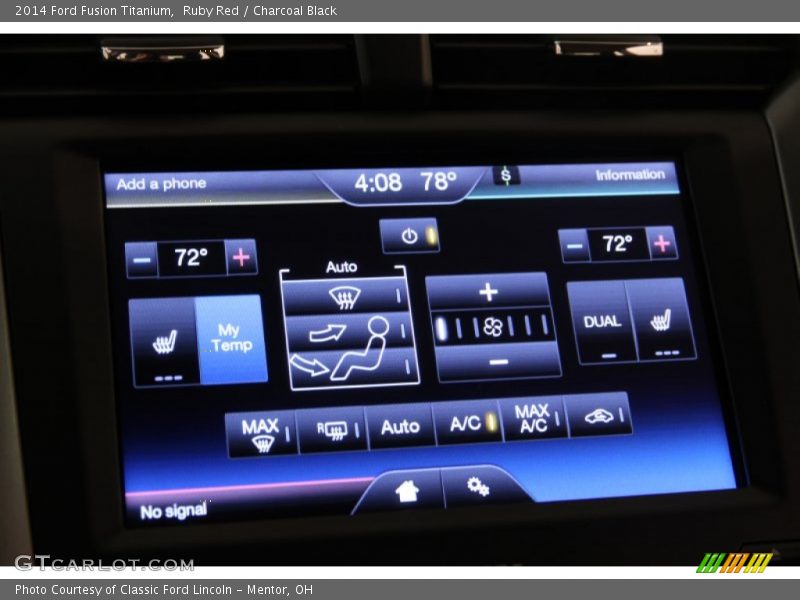 Ruby Red / Charcoal Black 2014 Ford Fusion Titanium